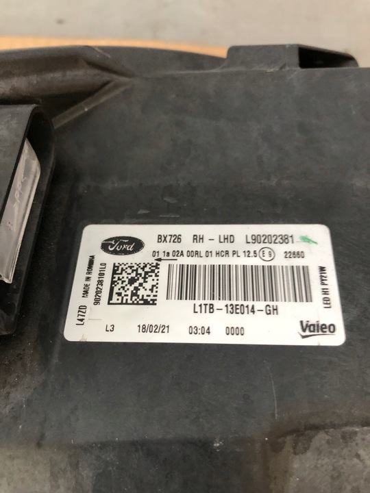 фото №11, Ford puma ii mk2 лампа права перед l1tb-13e014-gh