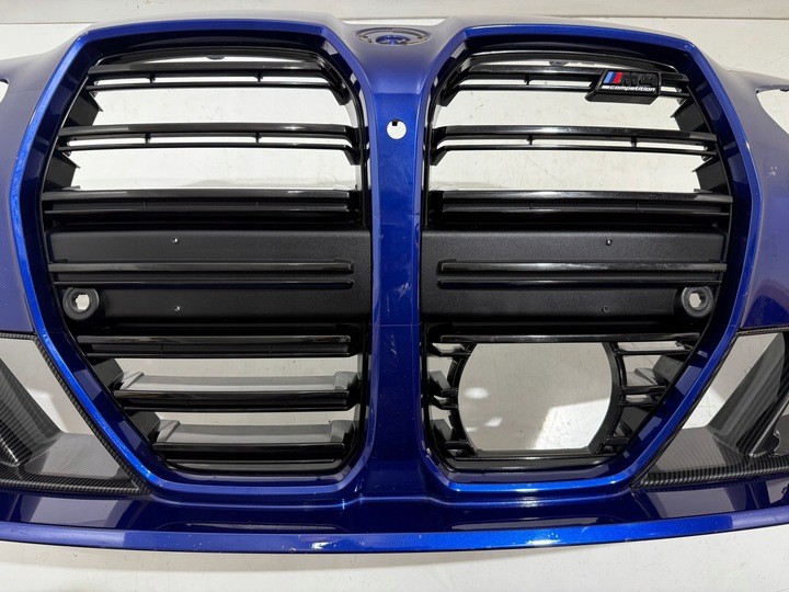 фото №9, Bmw m3 m4 g80 g82 бампер переднє решітка радіатора ідеальний стан portimao блакитний w колір !