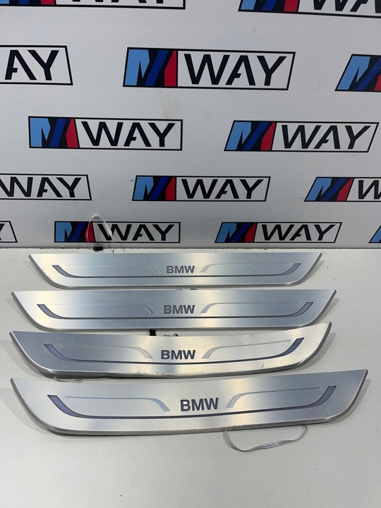 фото №8, Bmw g11 планки накладки пороговые подсвечиваемый комплект европа
