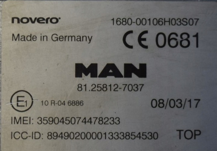 фото №6, Модуль gps man 81.25812-7037 novero