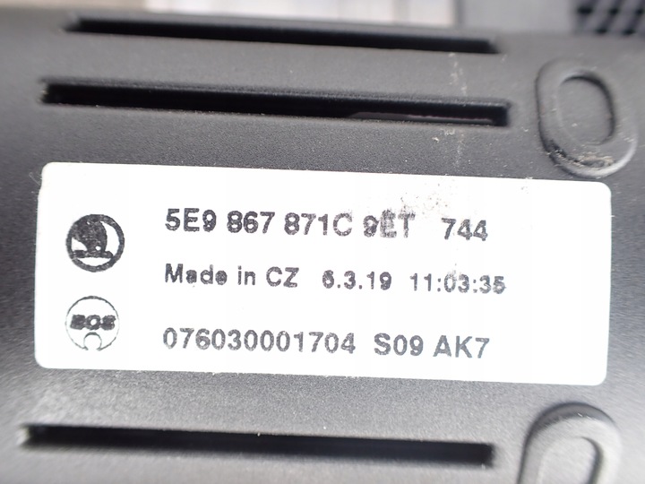 фото №9, Ролета багажника skoda octavia iii 2019 європа 4x4 універсал 5e9867871c