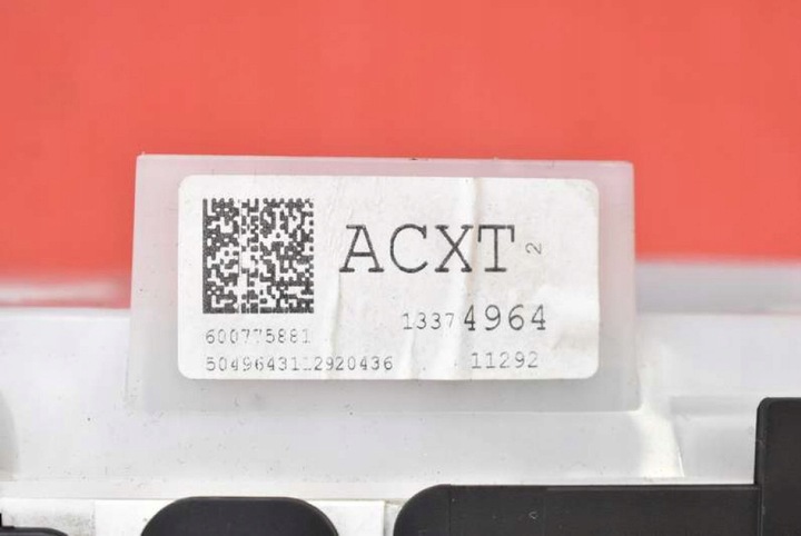 фото №8, Спидометр приборы eu 600775881 13374964 acxt opel astra 4 iv j 1.7 cdti 110 km