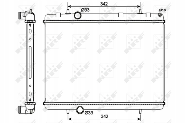 фото №12, Nrf 53112 радіаторів, система охолодження двигуна 53112 nrf 53112