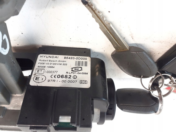 фото №6, Замок зажигания + ключи kia cerato 95420-2d000