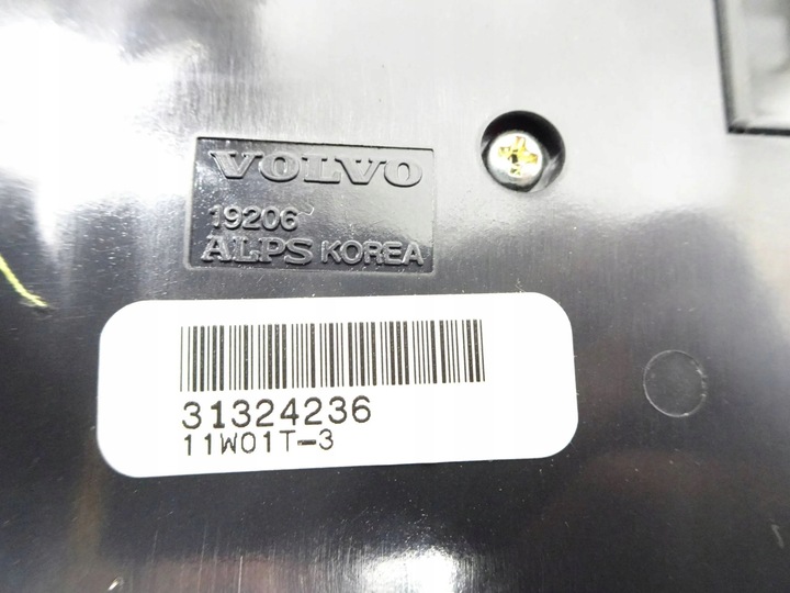 фото №10, Панель радио кондиционера volvo s40 ii