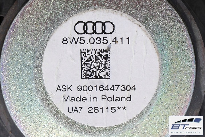 фото №9, Audi a4 sedan динамики озвучивание 8w5035412 8w5035411 8w0035415 8w0035454