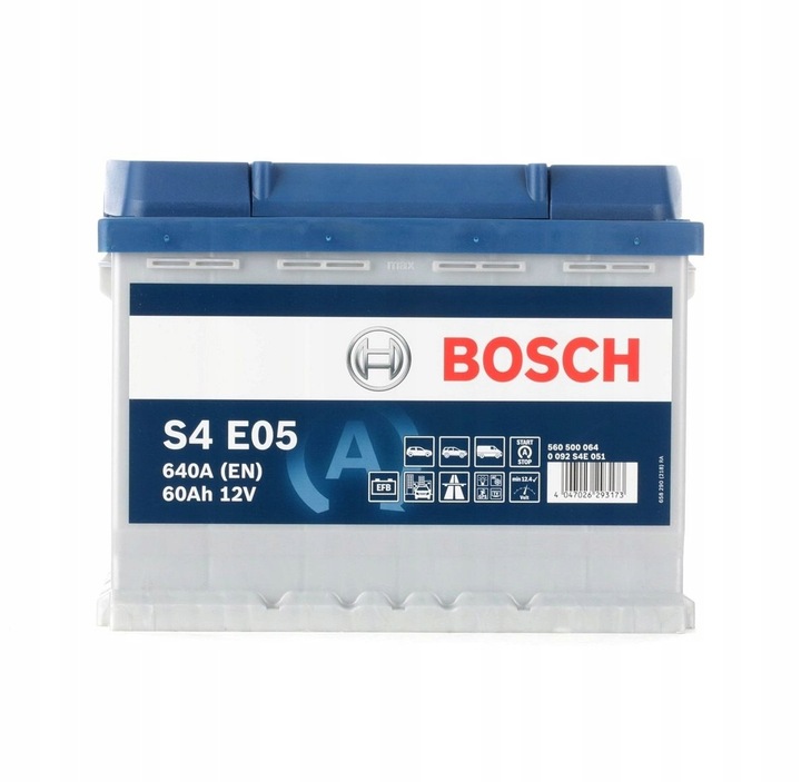 АКУМУЛЯТОР BOSCH 60AH/640A P+ EFB СТАРТ-STOP PEUGEOT 208 308 508