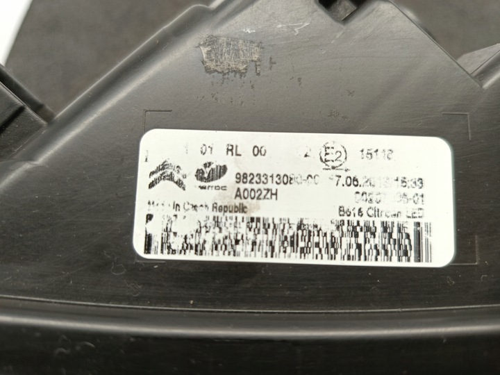 фото №13, Citroen c3 iii 16- лампа ліва світло drl ліві перед led oem 9823313080