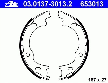 фото №2, Тормозные колодки тормоза ручного kia ceed, hyundai i30 06-