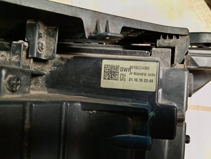 фото №8, Фара перед сторона правая kia optima 92102d4300