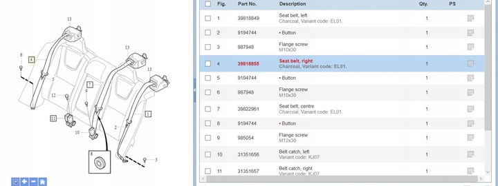 фото №9, Volvo s60 2017 ремені безпеки