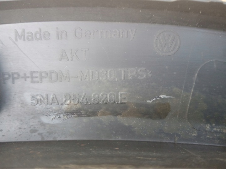 фото №11, Vw tiguan r-line права планка крила зад 2016r