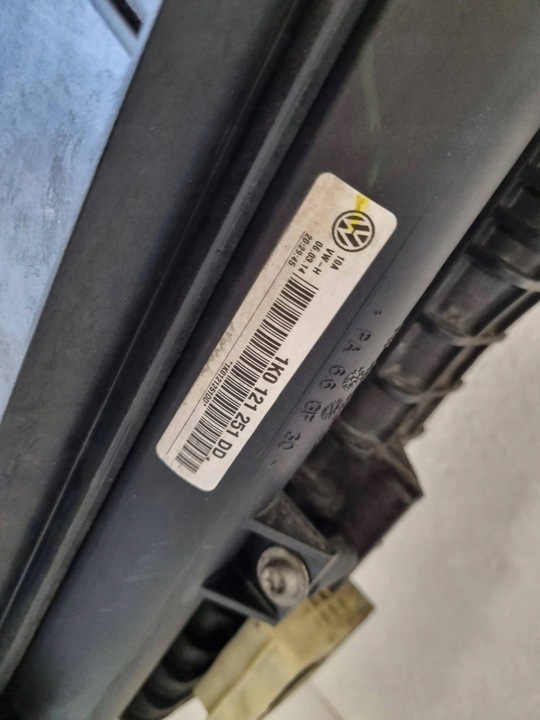 фото №8, Комплект радіатор skoda superb 2 рестайлінг 3t 2014 1k0121251dd