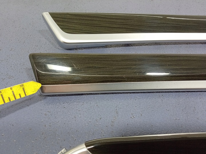 фото №8, Bmw 5 f10 f11 планки декоры дверь fineline антрацит комплект