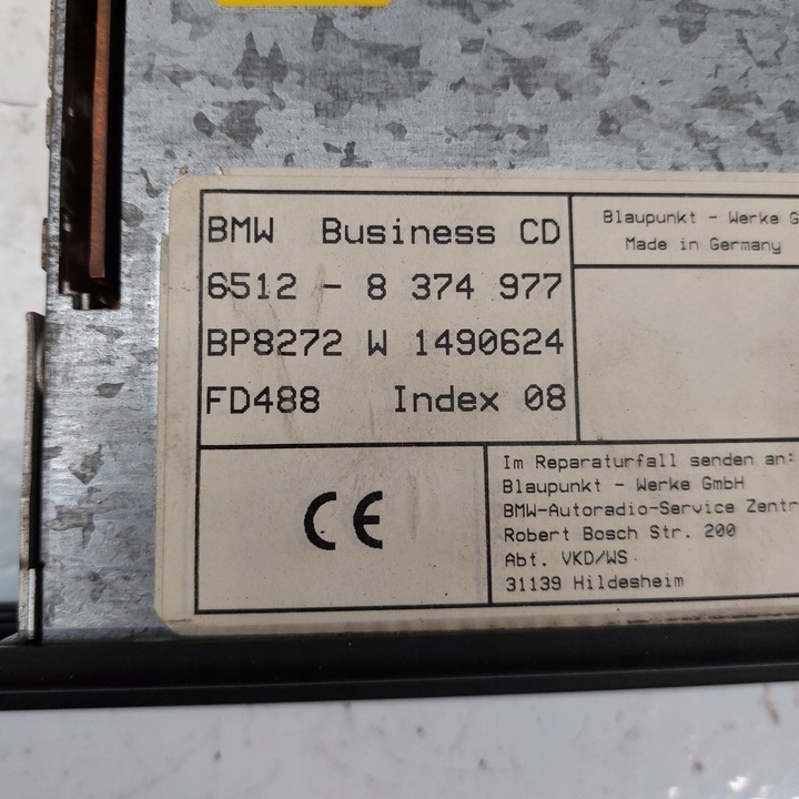 фото №6, Bmw 5 e39 радіо заводські cd бізнес blaupunkt 8374977 1490624