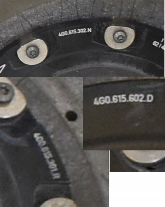 фото №8, Затискачі диски ceramika ceramica захисні накладки диск kpl. audi rs6 rs7 c7 1