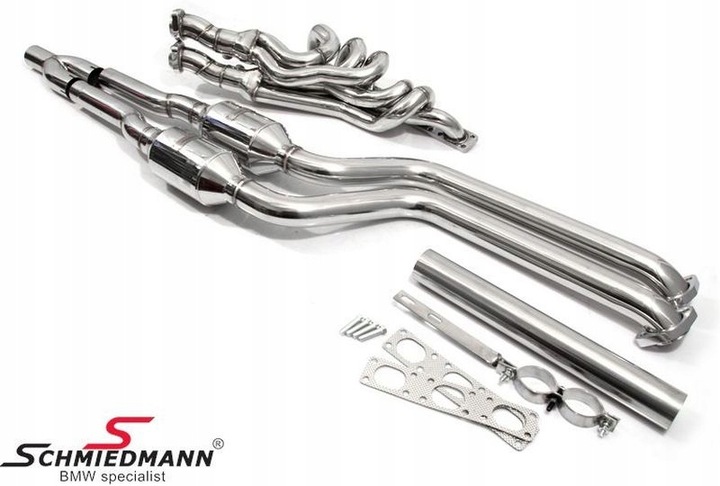фото №7, Колектор schmiedmann bmw e46 320i 323i 325i 328i 330i m52 m54 +каталізатори