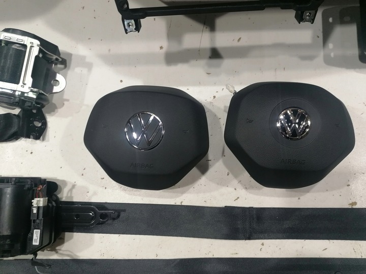 фото №5, Volkswagen vw t-cross панель консоль подушка безпеки подушки ремені оригінал нова