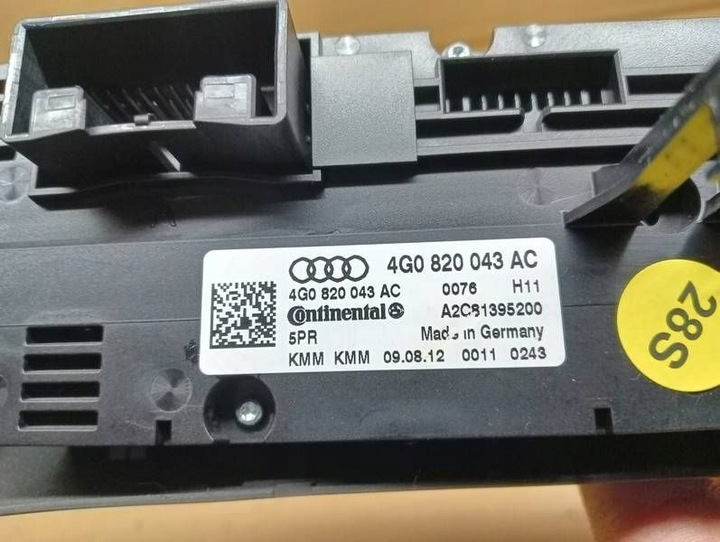 фото №6, Audi a6 a7 c7 4g панель кондиционера 4g0820043ac