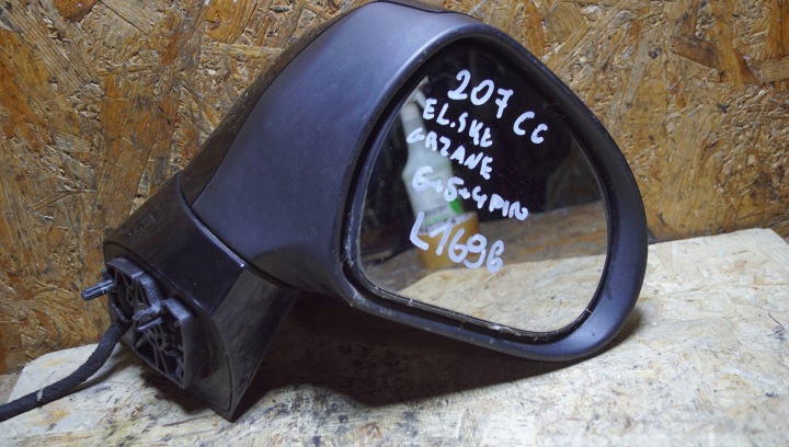 фото №13, Peugeot 308 cc зеркало правое складной uk 6+5+4 pin l1696