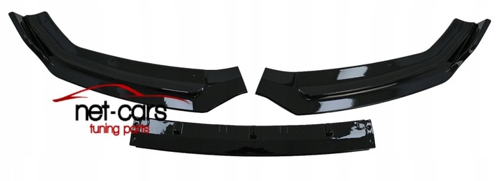 фото №9, Спойлер spliter накладка audi a5 f5 b9 16-19 звичайний бампер чорний блиск