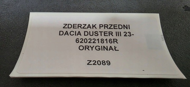 фото №9, Бампер передній dacia duster iii 23- оригінал 620221816r