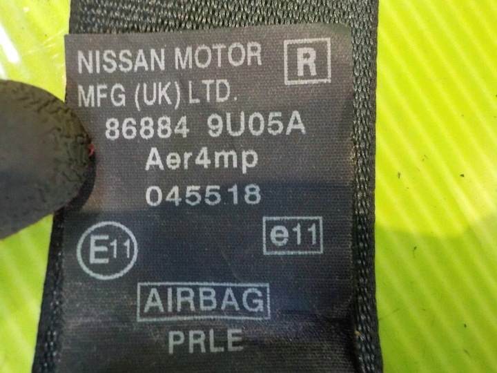 фото №6, Note i e11 06r pas безопасности правый перед з натяжитель 868849u05a