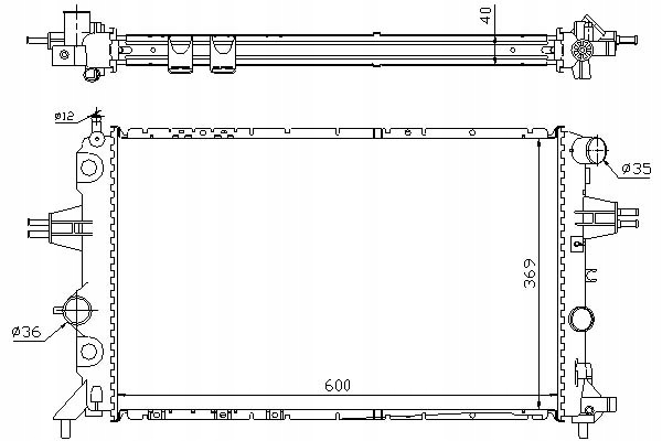 фото №13, Радіаторів двигуна nissens 63249