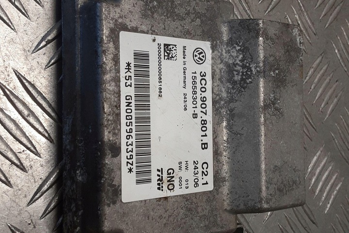 фото №3, Модуль гальма ручного vw passat варіант b6 3c5 3c0907801b 2.0l бензин