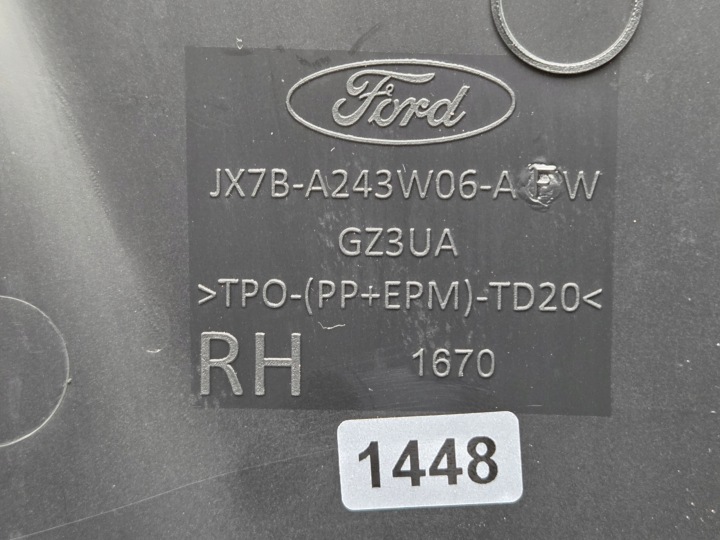 фото №9, Пластик захист стійка права jx7b-a243w06-acw ford focus mk4 iv