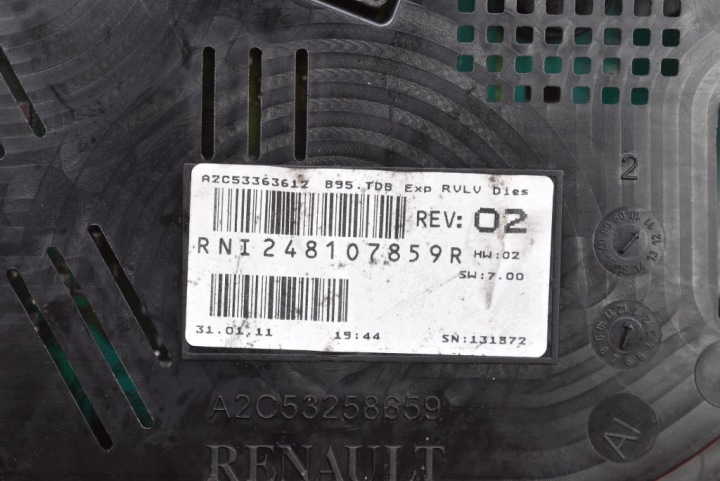 фото №9, Панель приборов eu 248107859r renault megane 3 iii 1.5 dci 110 km 08-14