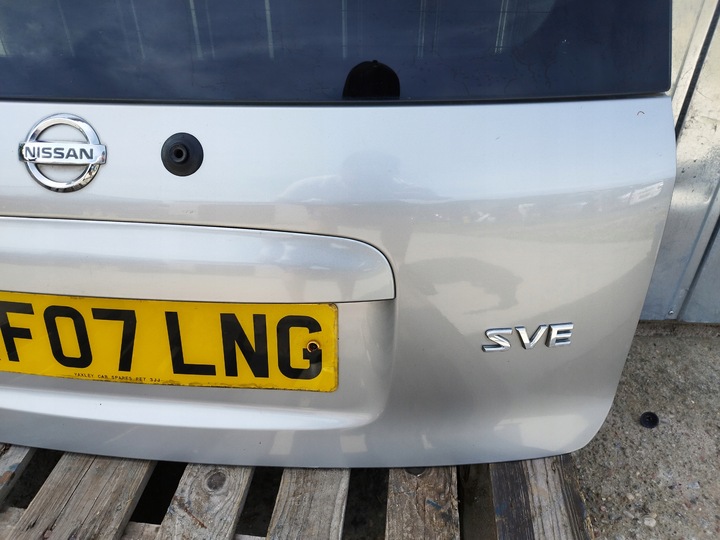фото №9, Крышка багажника стекло зад nissan note e11 годы 2006-2012 оригинал ky0 g