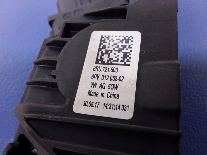 фото №6, Vw polo v 6r педаль потенціометр газу 6ru721503