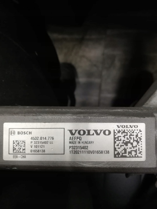 фото №16, Volvo v60 ii 21r датчик угла поворота редуктор рейка европа