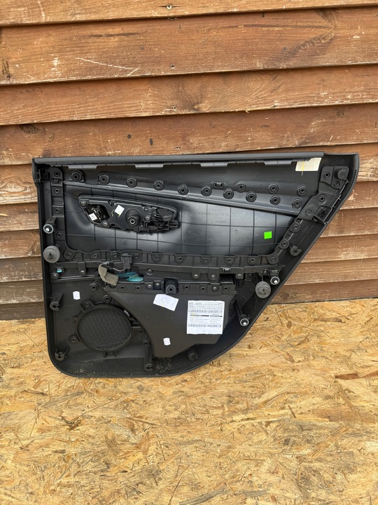 фото №6, Оббивка боковина двері seat leon 3 5f універсал шкіра fr лівий зад задній