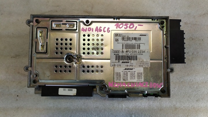 фото №7, Підсилювач аудіо audi a6 s6 c6 4f