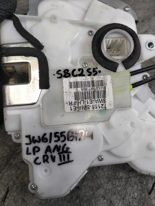 фото №11, Замок двері + ручка лівий перед honda crv iii 07r ang 72151-swa-e1