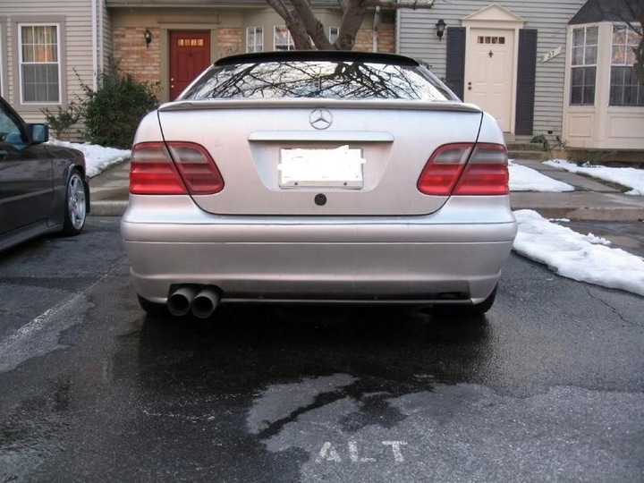 фото №7, Mercedes clk w208 спойлер спойлер na кришка багажника підкладка!