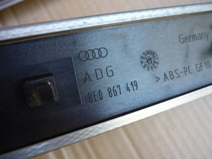 фото №12, Декори планки audi a4 b6 b7 сріблястий комплект eu