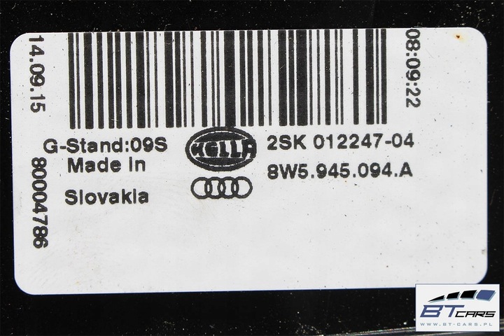 фото №15, Audi a4 sedan лампы led светодиоды задние зад 8w5945091d 8w5945092d 8w5945093a 8w5