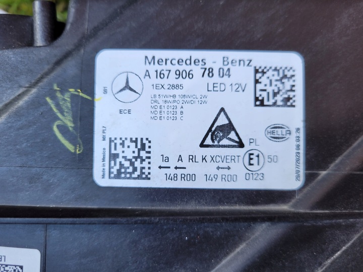 фото №15, Лампа лампы левая правая перед передняя mercedes gle 167 рестайлинг полный led