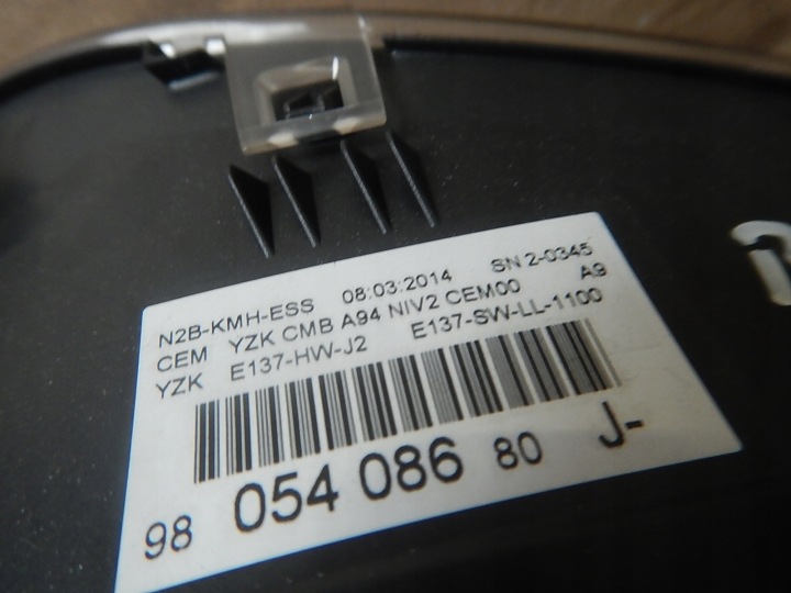 фото №9, Спидометр peugeot 2008 i 1.2 thp 9805408680 европа