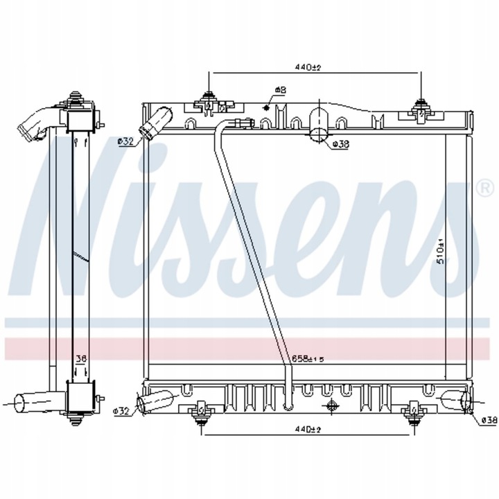 фото №3, Радиаторов воды hiace v iv hiace iv 04-12 2.5
