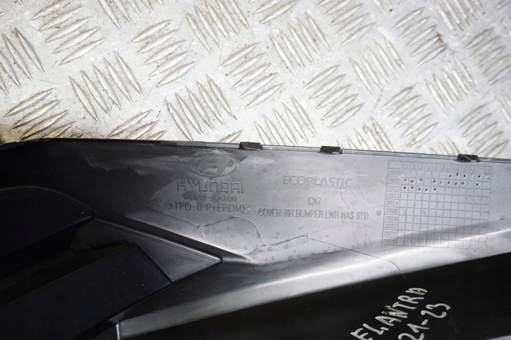 фото №11, Hyundai elantra 2021 - 2023 бампер зад спойлер задний диффузор usa