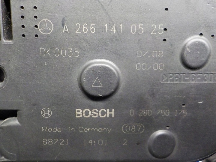 фото №8, Mercedes w204 c180 271820 дроссельная заслонка a2661410525
