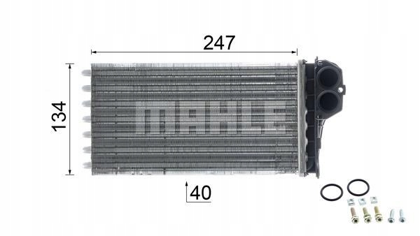 фото №15, Mahle ah 88 000p теплообмінник тепло, обігрів салон