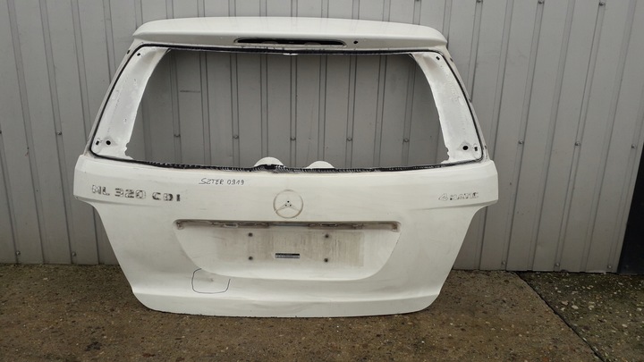 фото №1, Mercedes ml w164 кришка задня - голий - біла