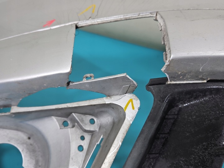 фото №13, Бампер перед ford galaxy mk2 06-10 срібний 66 06-10