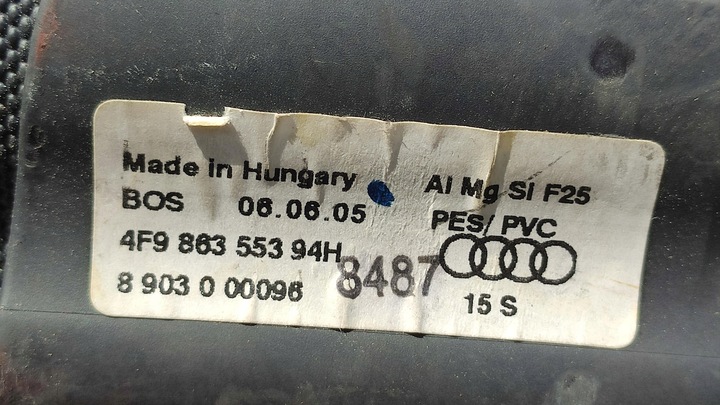 фото №9, Audi a6 c6 універсал рестайлінг ролета багажника 4f9863553