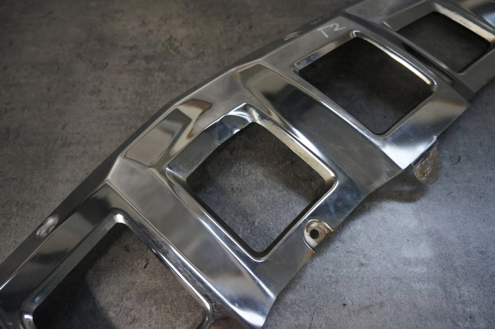 фото №5, Планка накладка спойлер бампера хром перед передняя mercedes gl x164